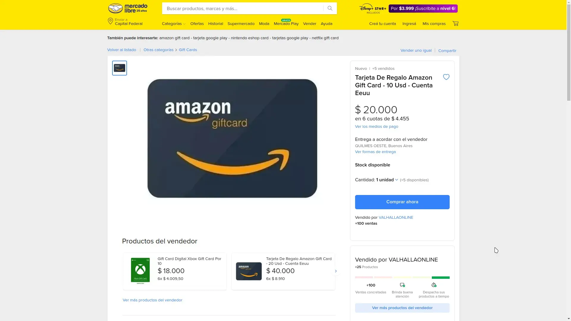 El dólar Mercado Libre cotiza esta semana a 2.000 pesos