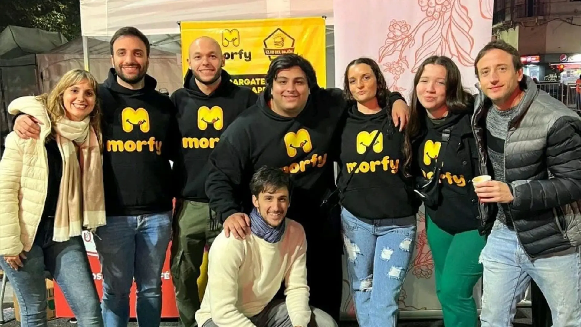 Parte del equipo de Morfy: la app gastronómica no para de crecer y acaba de levantar otros u$s500.000