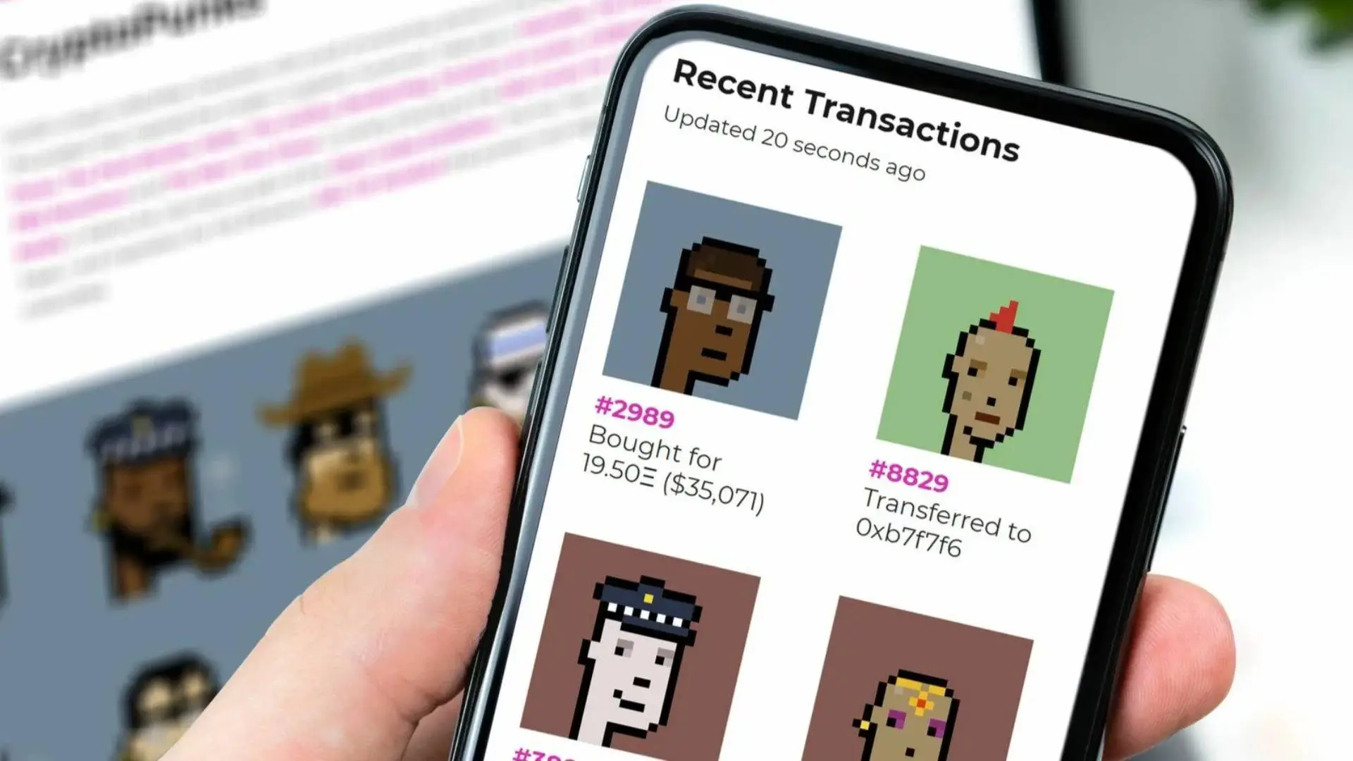 Un NFT de la colección CryptoPunks se vendió por un 10% del valor por el que fue adquirido