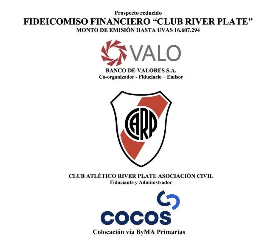 El fideicomiso de River debutará este jueves