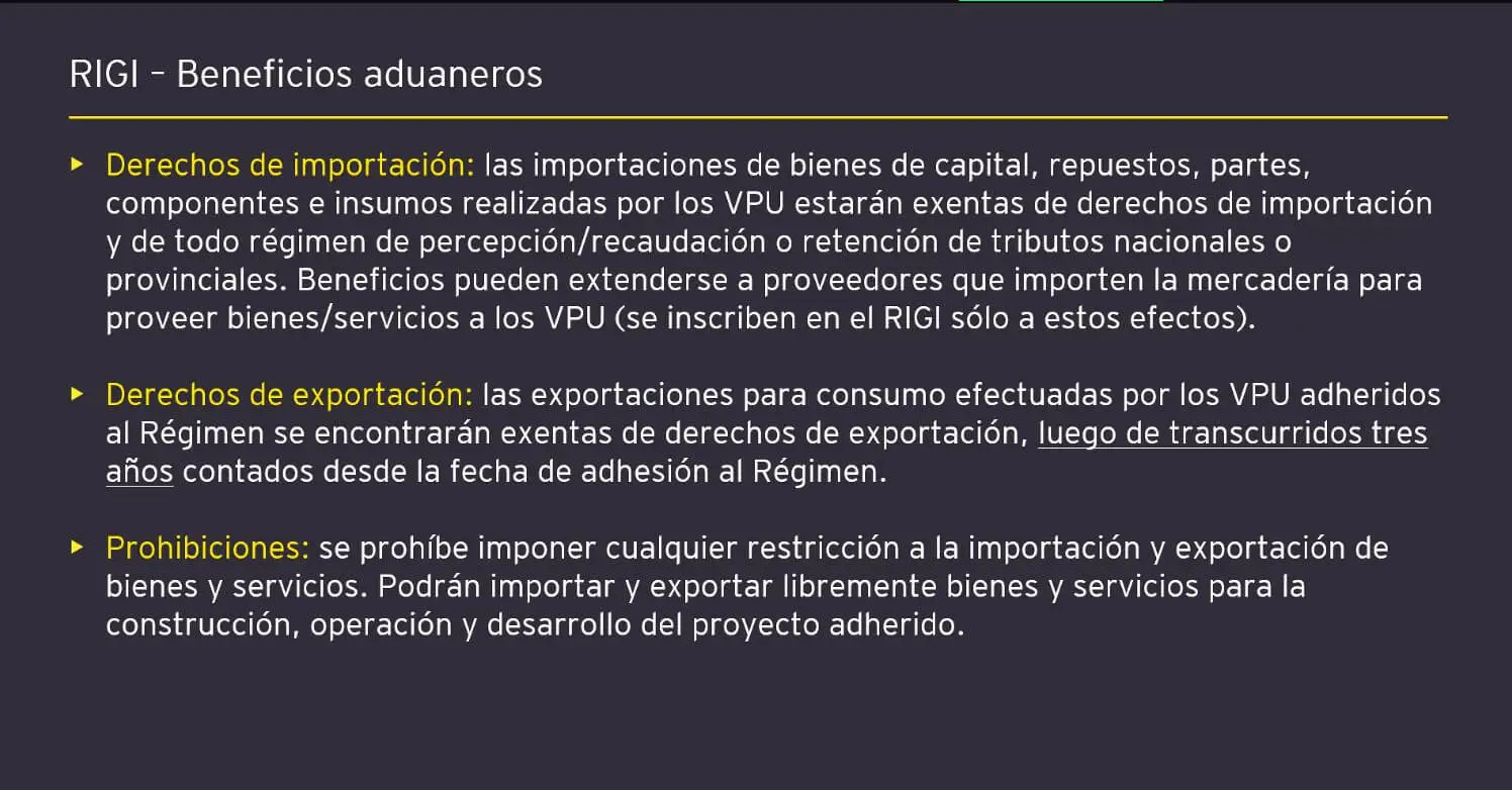 Beneficios Aduaneros