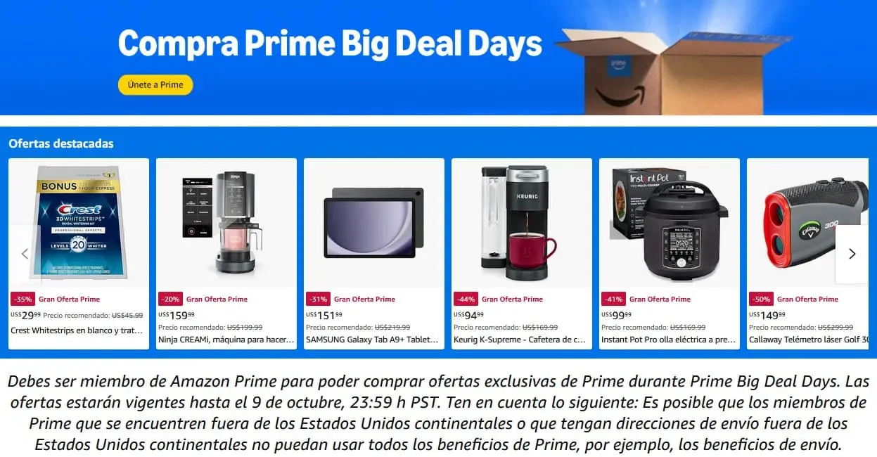Ofertas express amazon sales