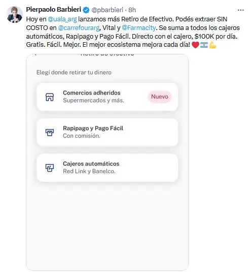 La confirmación de Pierpaolo Barbieri