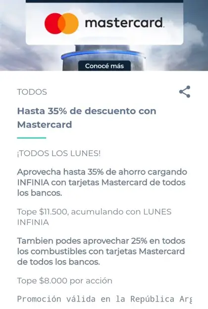 Los detalles de la promoción de YPF