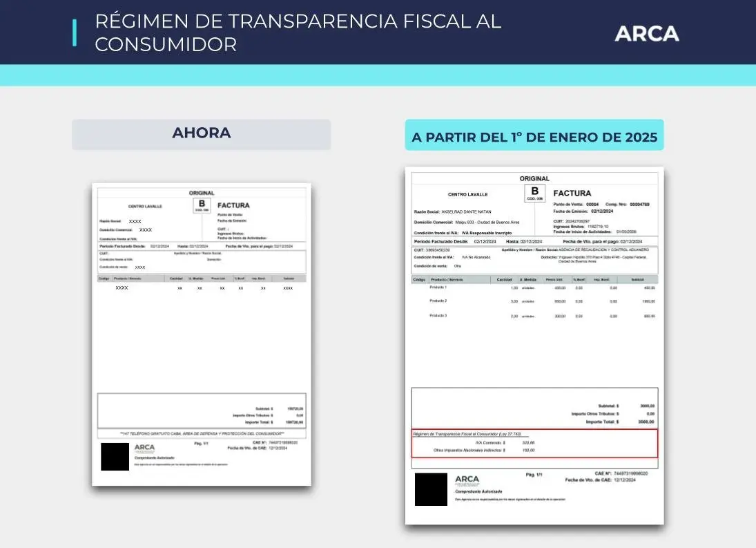 Así se verán las facturas, los tickets y comprobantes en 2025