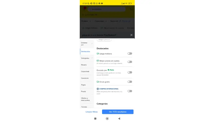 Mercado Pago ofrece un filtro para compras internacionales