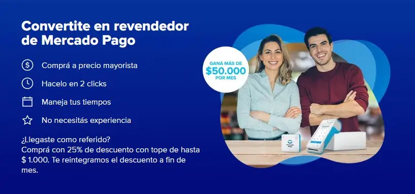 Podés ser Revendedor de Mercado Pago y ganar dinero