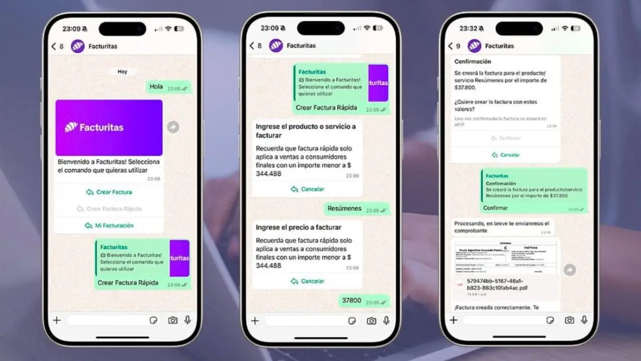 El servicio de Facturitas es gratuito 