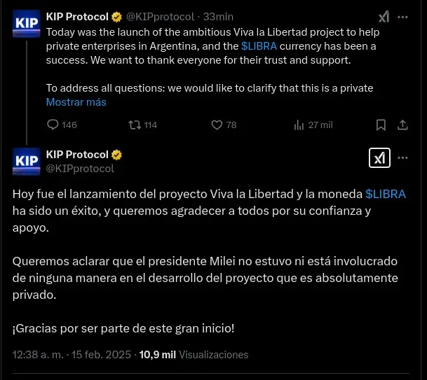 La respuesta de KIP Protocol