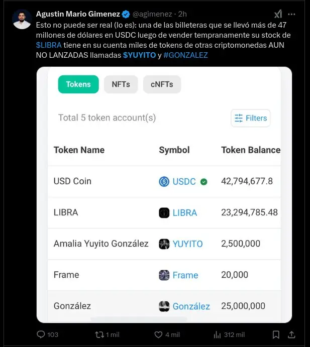 Podría haber una memecoin 'Yuyito'