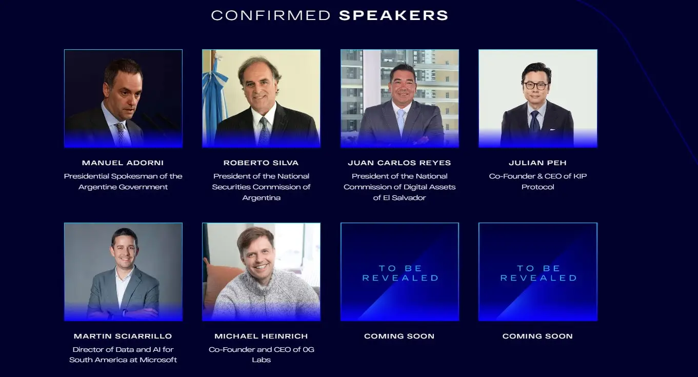 Los speakers que estaban confirmados para la próxima Tech Forum de abril