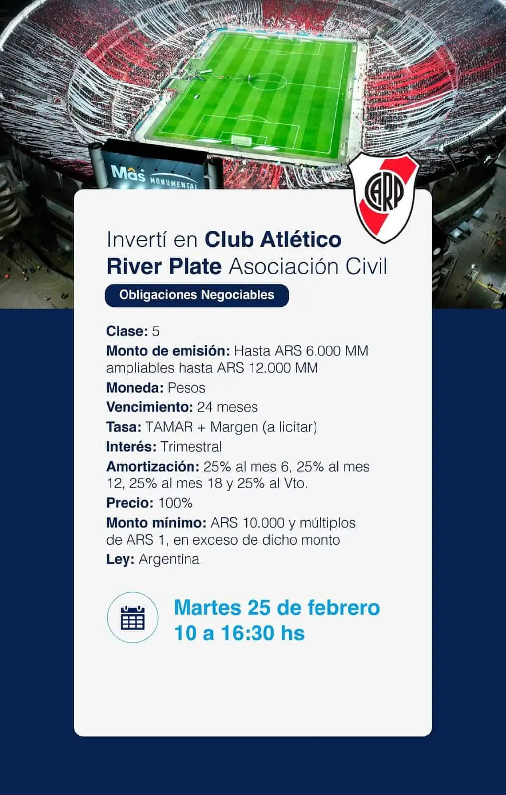 ON de River (Fuente: Balanz)
