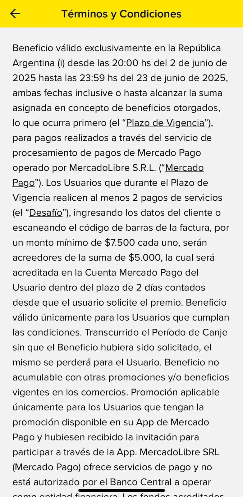 Fuente: Mercado Pago
