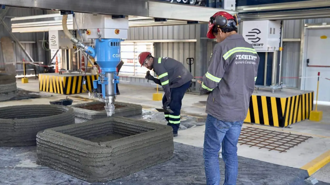 Techint dispone de la primera impresora 3D de hormigón del país y la región