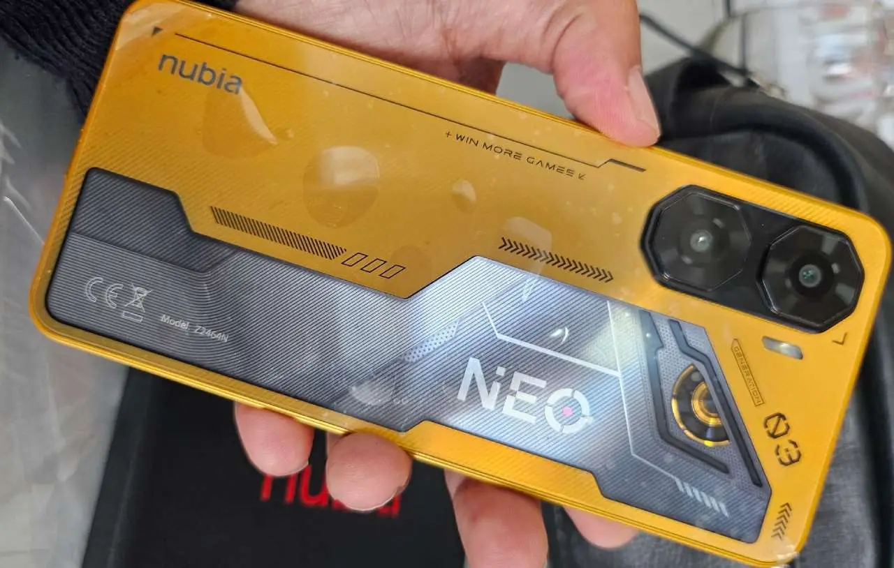 Neo 3 GT 5G, uno de los celulares que Nubia desarrollo para el mundo gamer