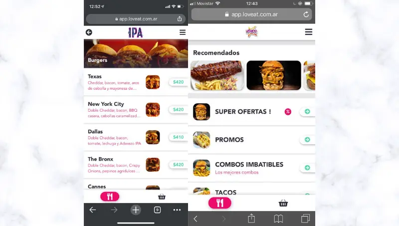 Imagen del la app