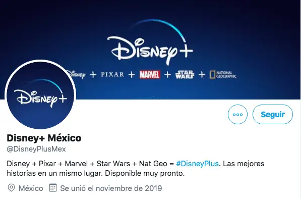 Tuis de confirmación por la cuenta oficial de Disney Mexico