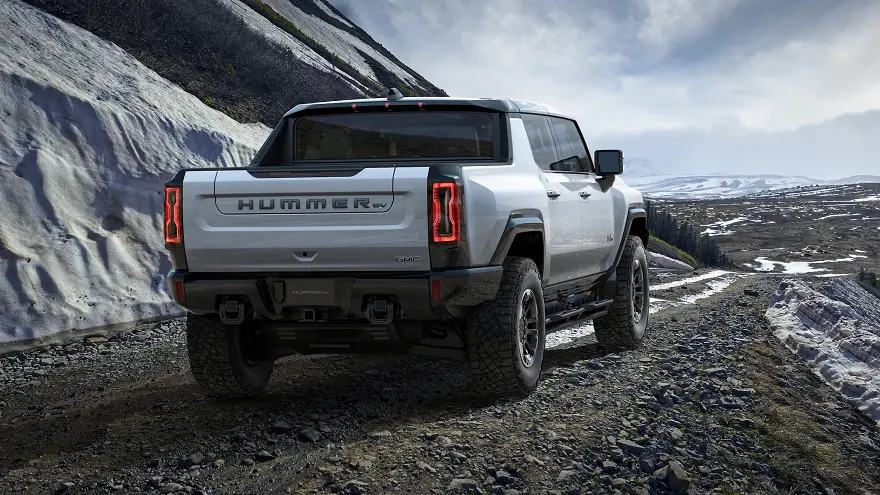 Hummer EV, diseño futurista.