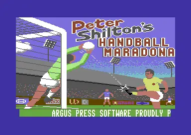 Tapa del videojuego: Peter Shilton's Handball Maradona