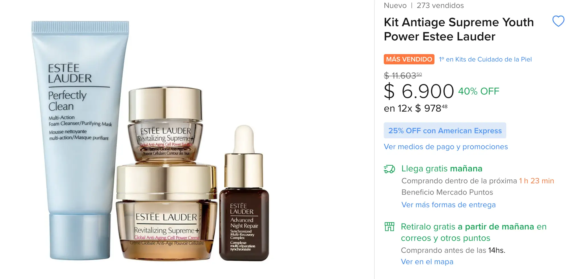 Kit de Belleza entre los productos más elegidos