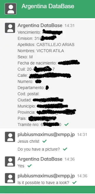 Cómo se veía la base expuesta
