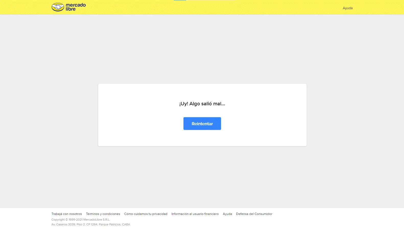 Mercado Libre usa AWS y también mostró errores a la hora de concretar compras