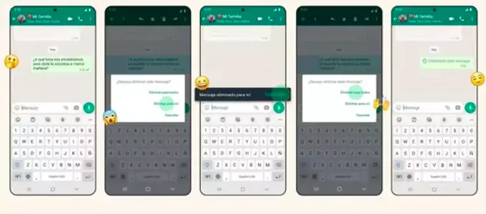 WhatsApp permitirá recuperar mensajes borrados.