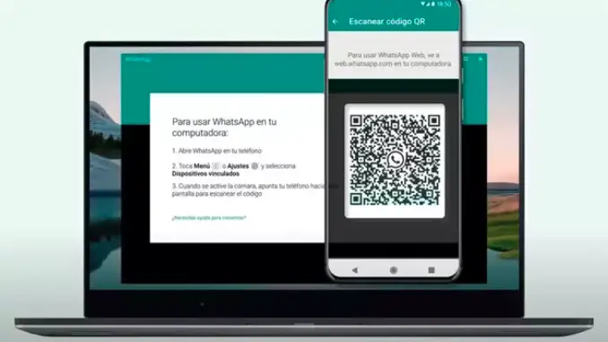 Código QR para la vinculación de dispositivos.