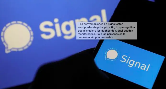 Signal hace hincapié en la privacidad.