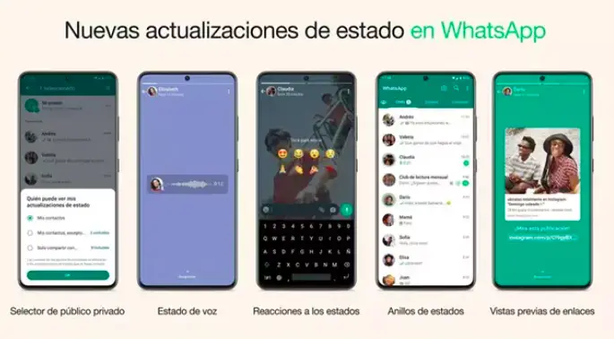 Las últimas actualizaciones de Whatsapp
