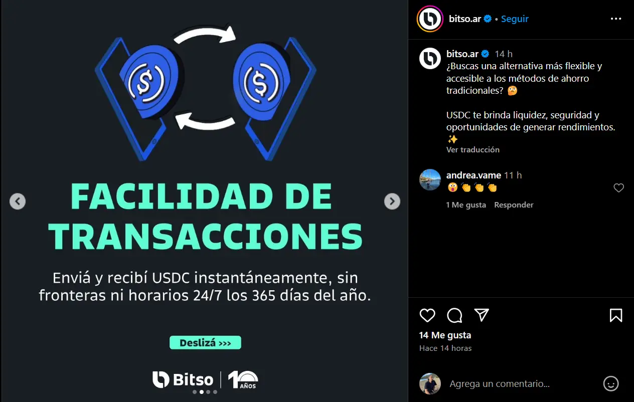 Fuente: Bitso
