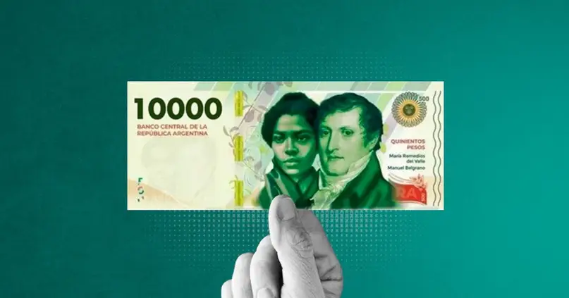 los billetes de $10.000 apenas suman 302 millones de unidades, equivalentes al 2,5% del total