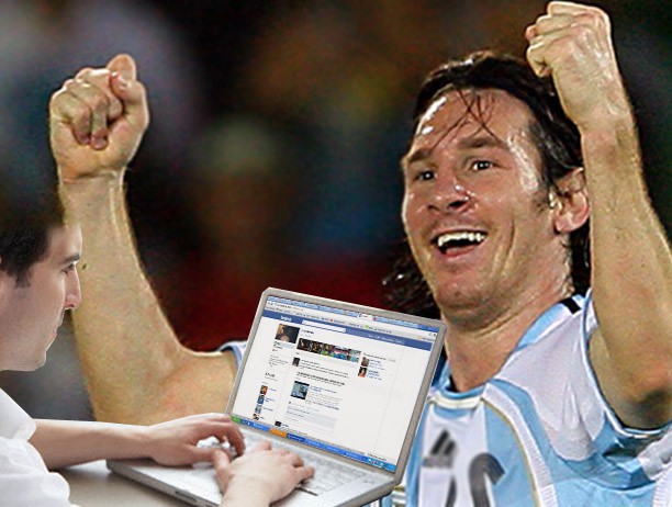 Messi Celebra Sus Triunfos Ante Sus 10 Millones De Seguidores En Facebook 7555