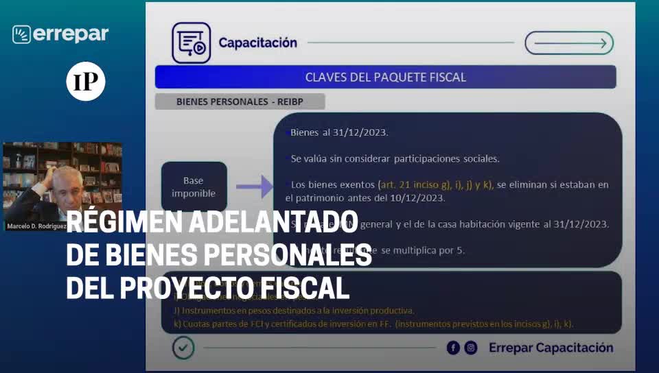 El nuevo Bienes Personales permite pago adelantado y otorga beneficios a cumplidores