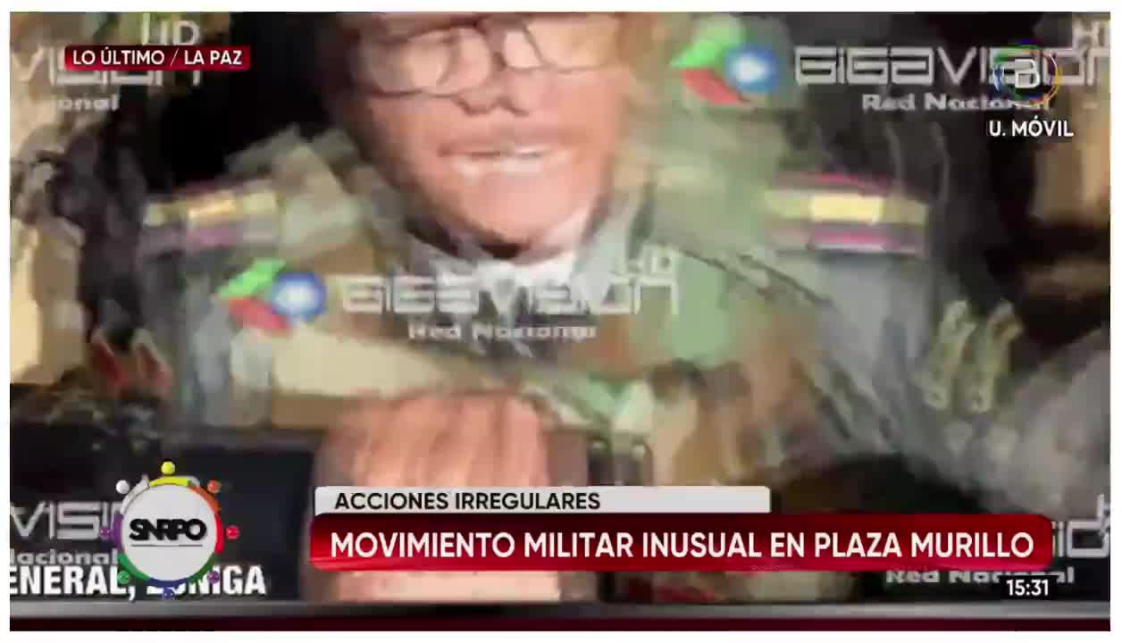 Detuvieron al jefe del Ejército que encabezó el levantamiento militar en Bolivia